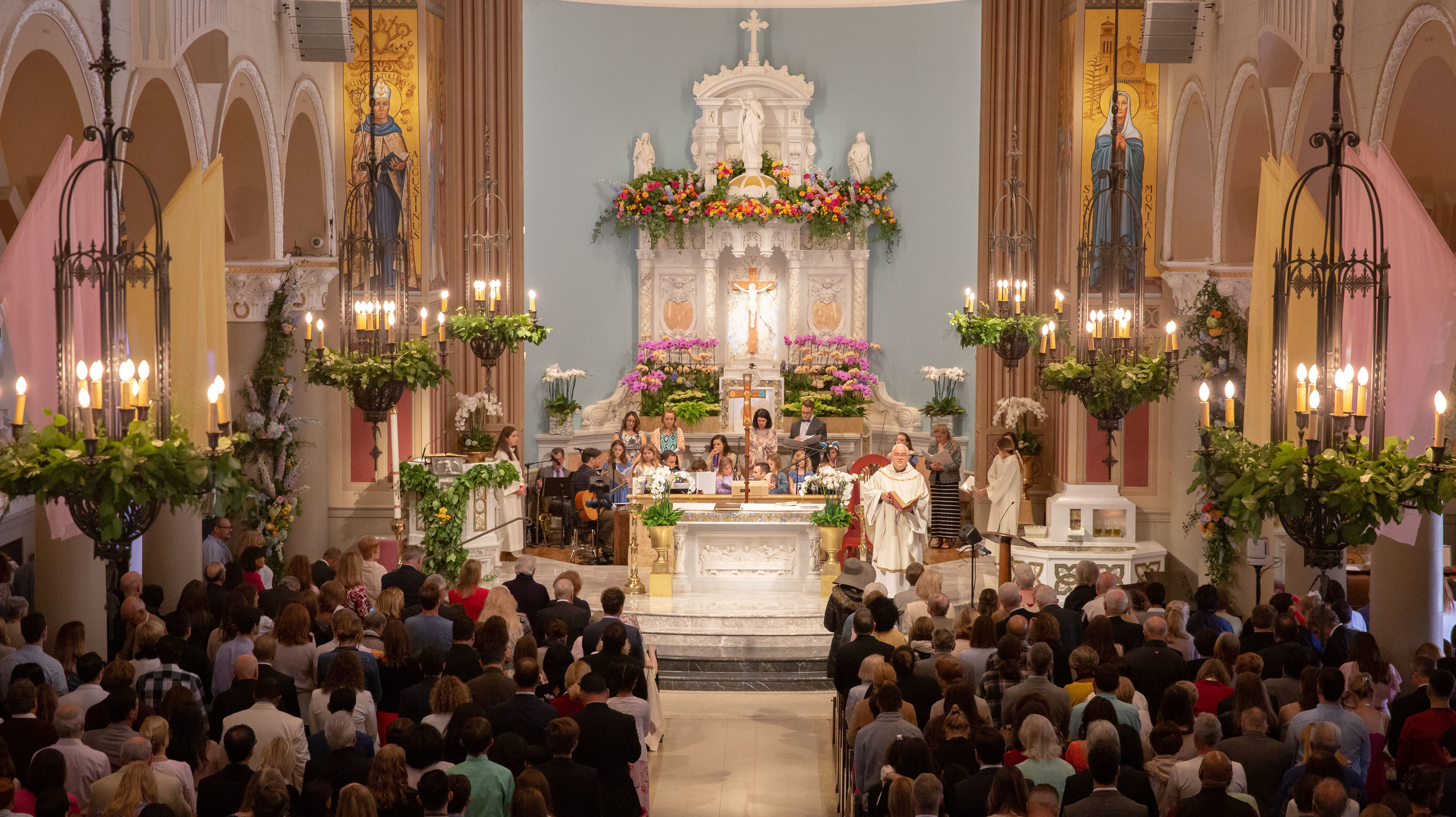 st monica holy week easter on livestream