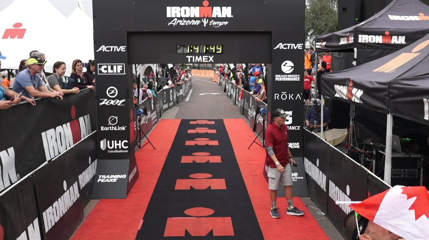 ironman arizona finish line