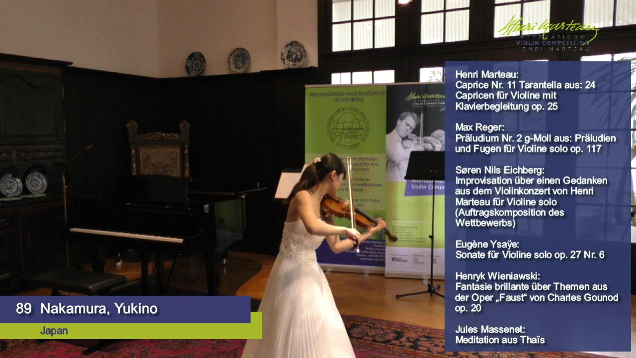 Henri Marteau Violin Competition 2017 On Livestream