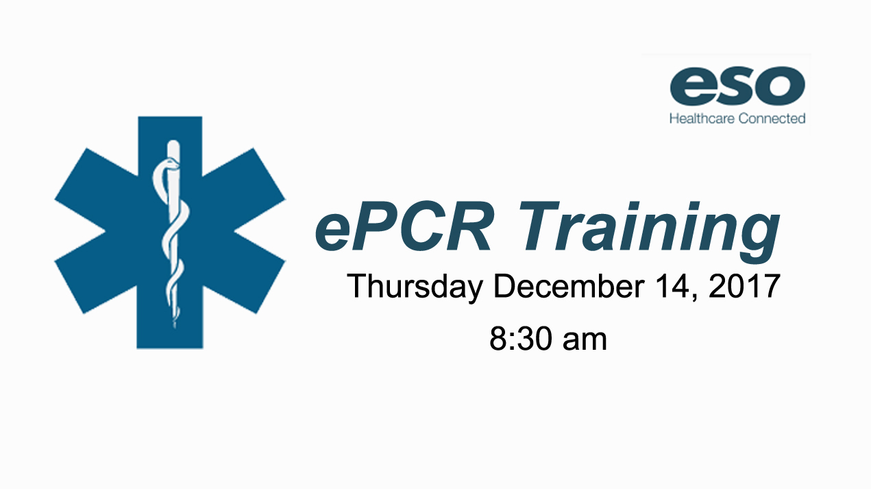 ESO Solutions ePCR Training on Livestream