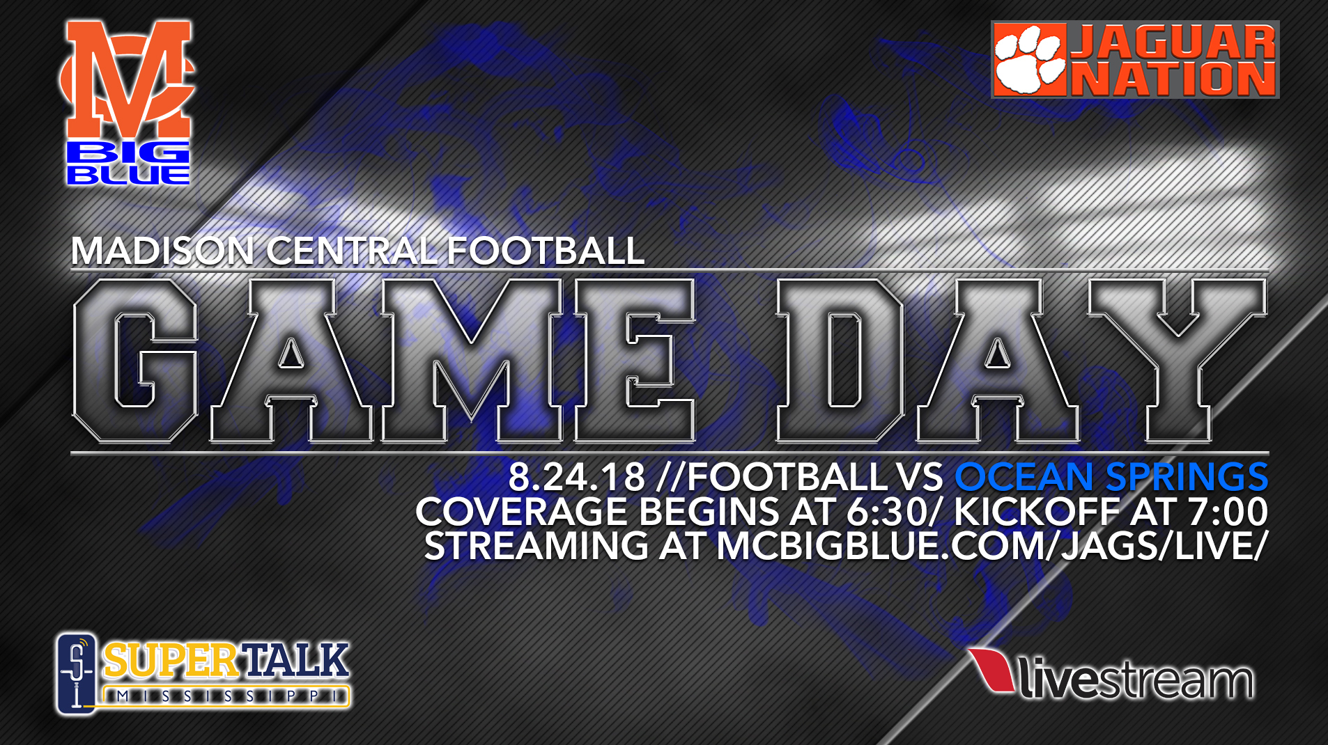 Madison Central vs Ocean Spring FB on Livestream