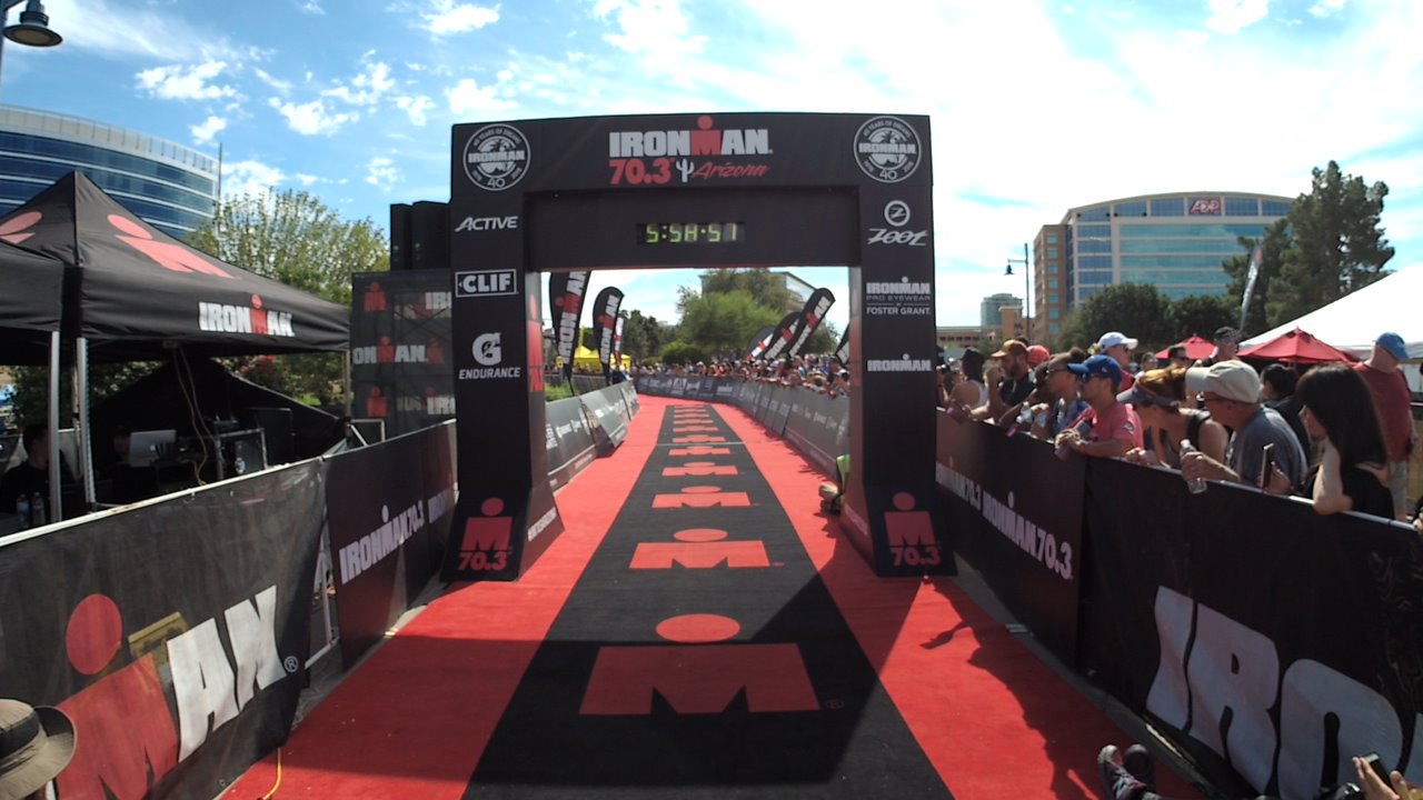 ironman arizona finish line