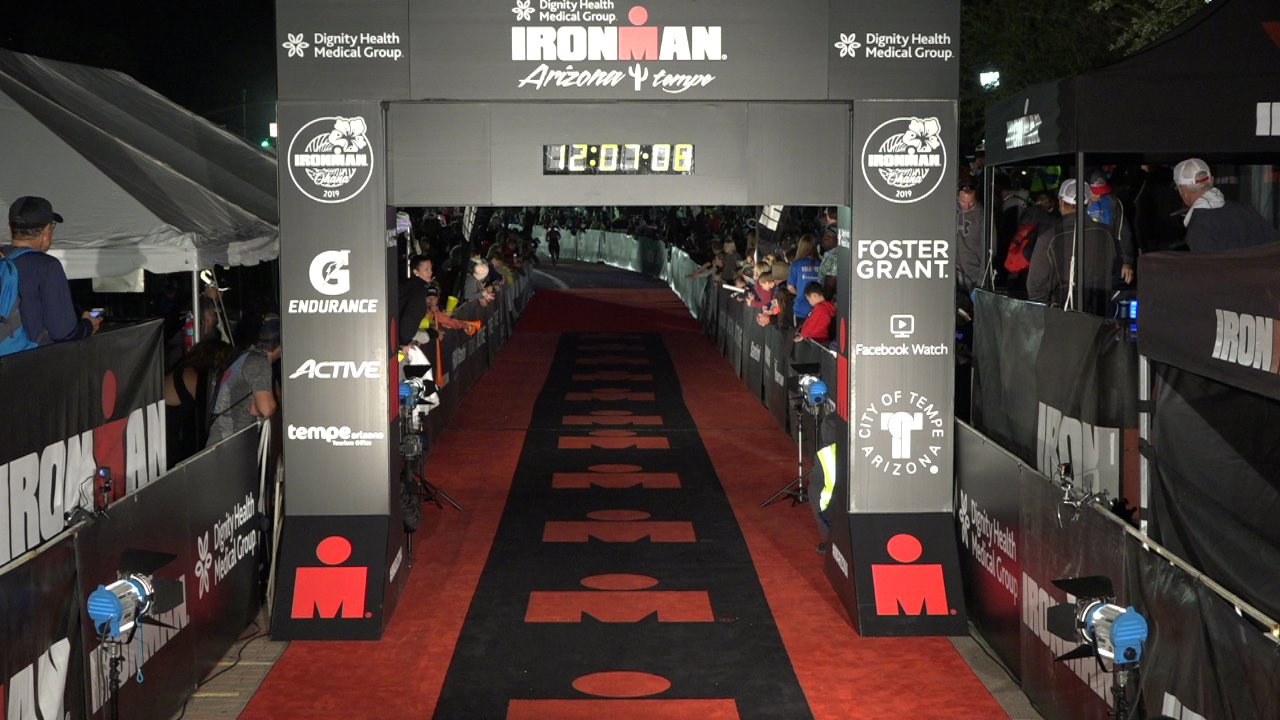 ironman arizona finish line