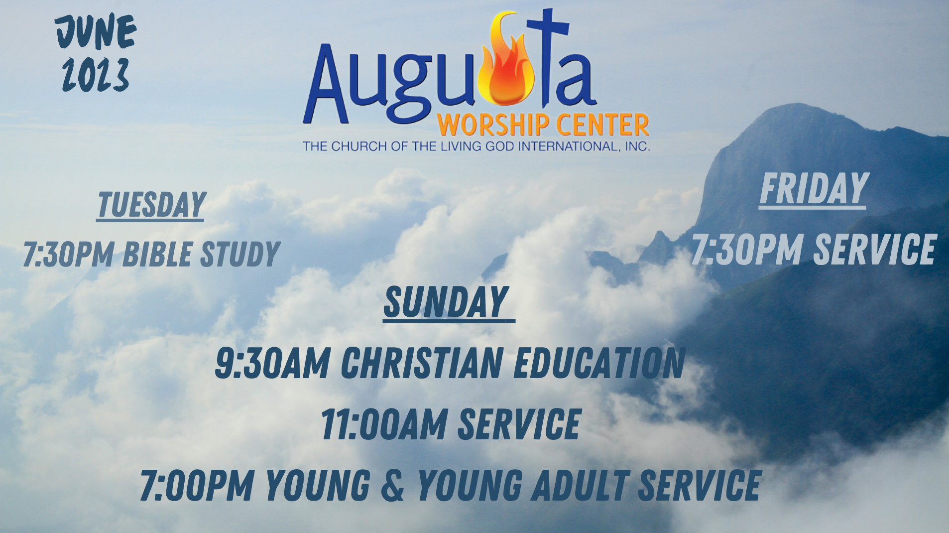 AWC CLGI (Augusta Worship Center) on Livestream