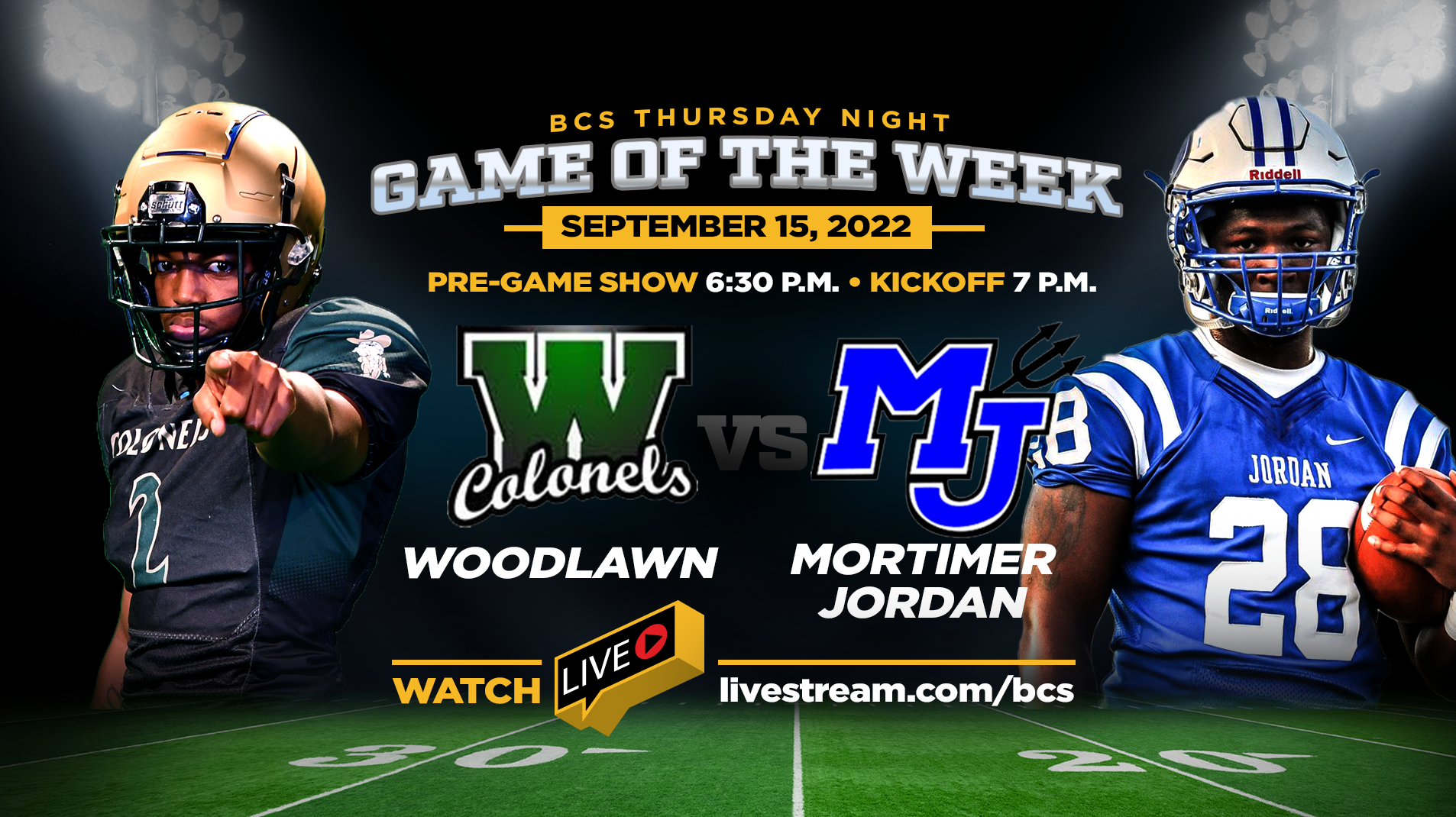 Game of the Week - Under the Lights Game 5 on Livestream