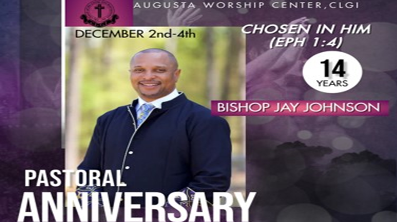 Bishop Johnson 14th Pastoral Anniversary on Livestream