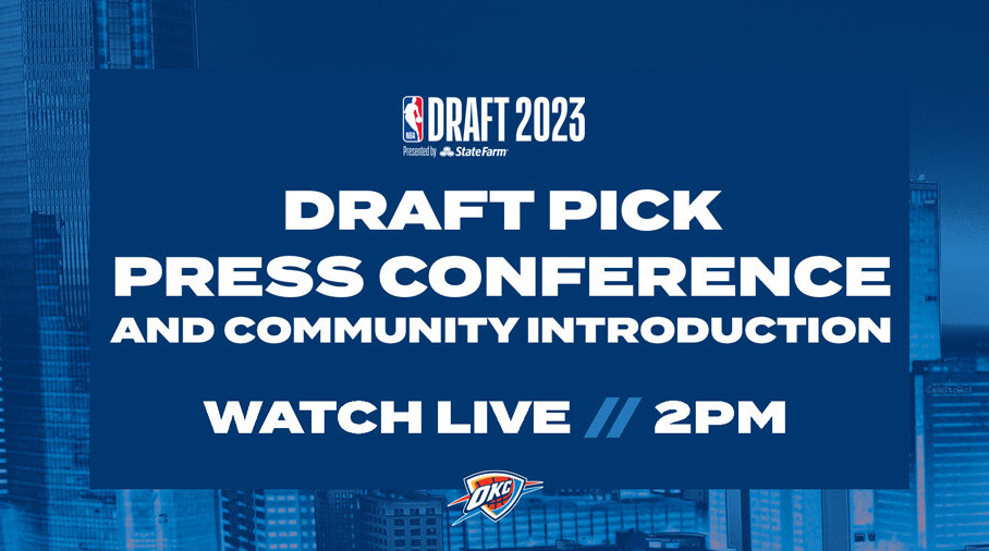 2023 OKC Thunder Draft Class Press Conference