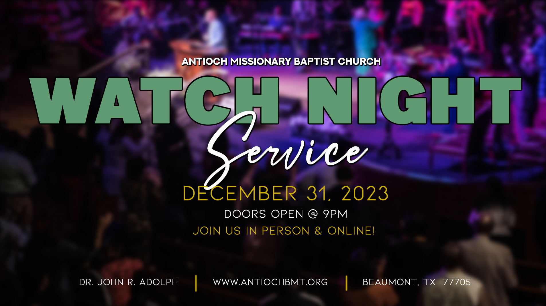 Antioch Missionary Baptist Church Beaumont TX on Livestream