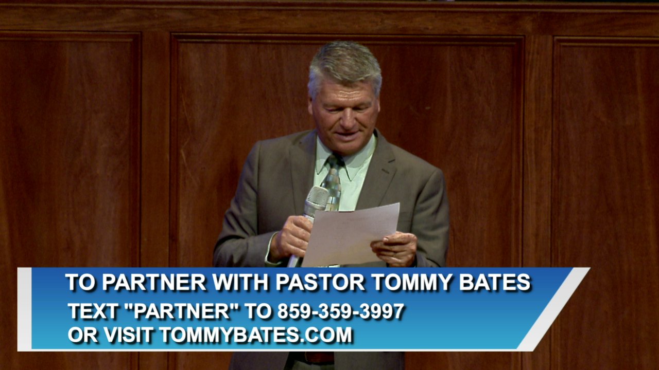 Pastor Tommy Bates on Livestream