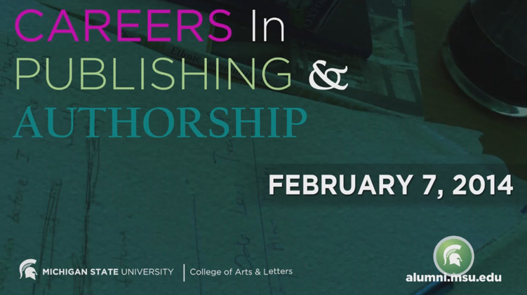 Livestream cover image for Careers in Publishing and Authorship