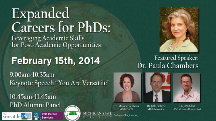 Livestream cover image for Expanded Careers for PhDs