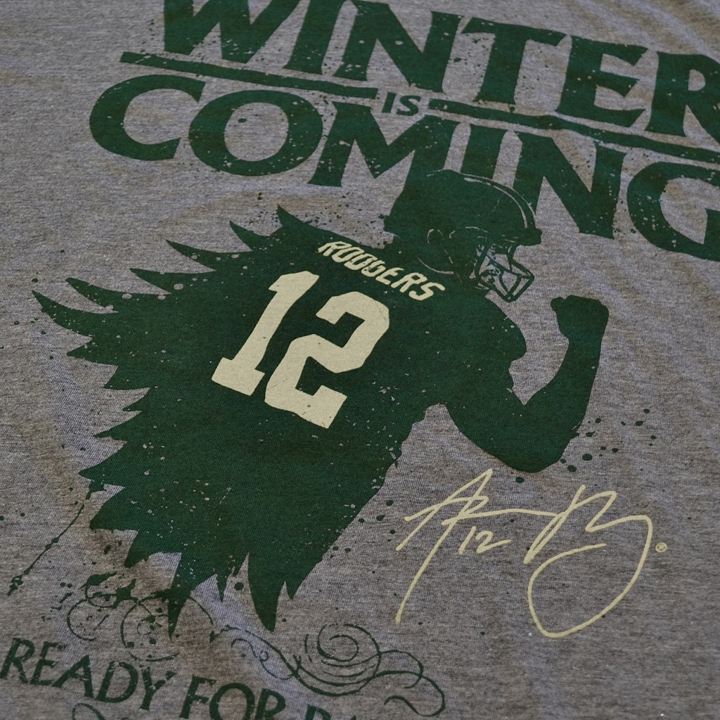 aaron rodgers winter is coming shirt 