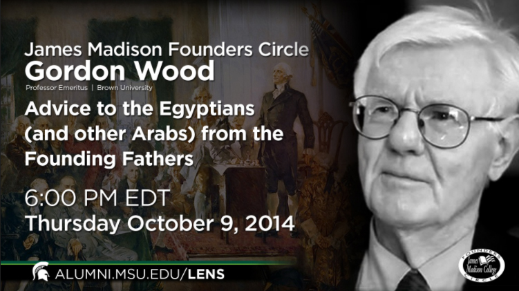 Livestream cover image for James Madison Founders Circle | Gordon Wood