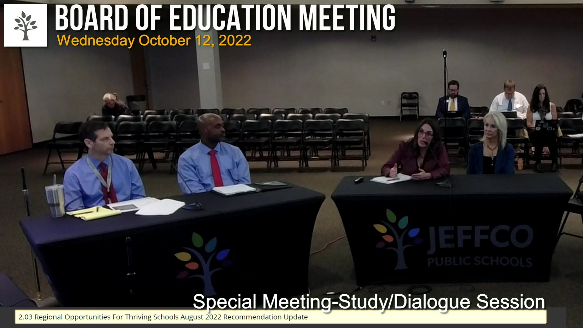 Jeffco Boardroom On Livestream