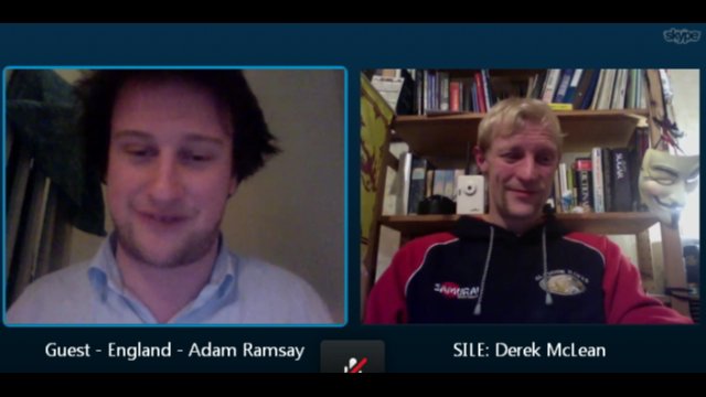 Skype conversation with Adam Ramsay title=