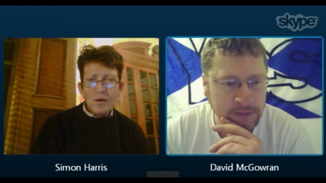 Skype Conversation with Simon Harris 