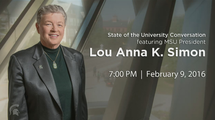 Livestream cover image for State of the University Conversation with President Simon