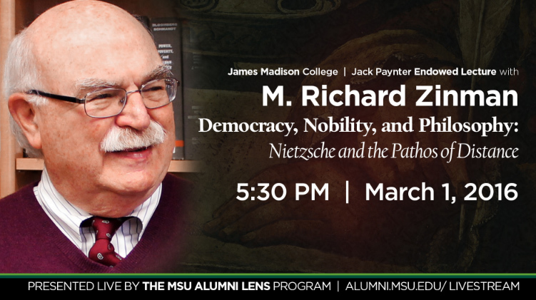 Livestream cover image for Richard Zinman | Jack Paynter 2016 Lecture