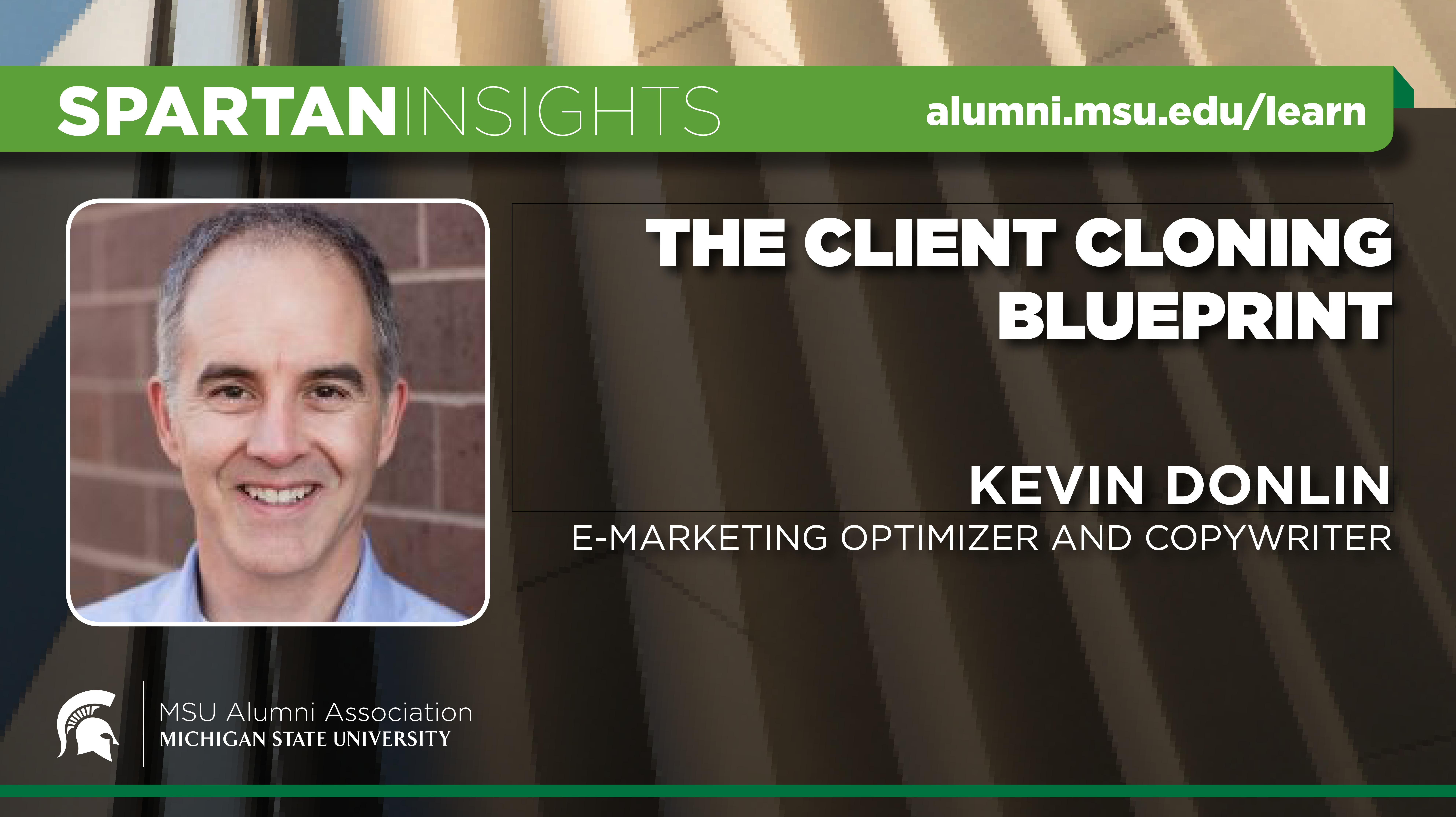 Webinar cover image for Kevin Donlin | The Client Cloning Blueprint