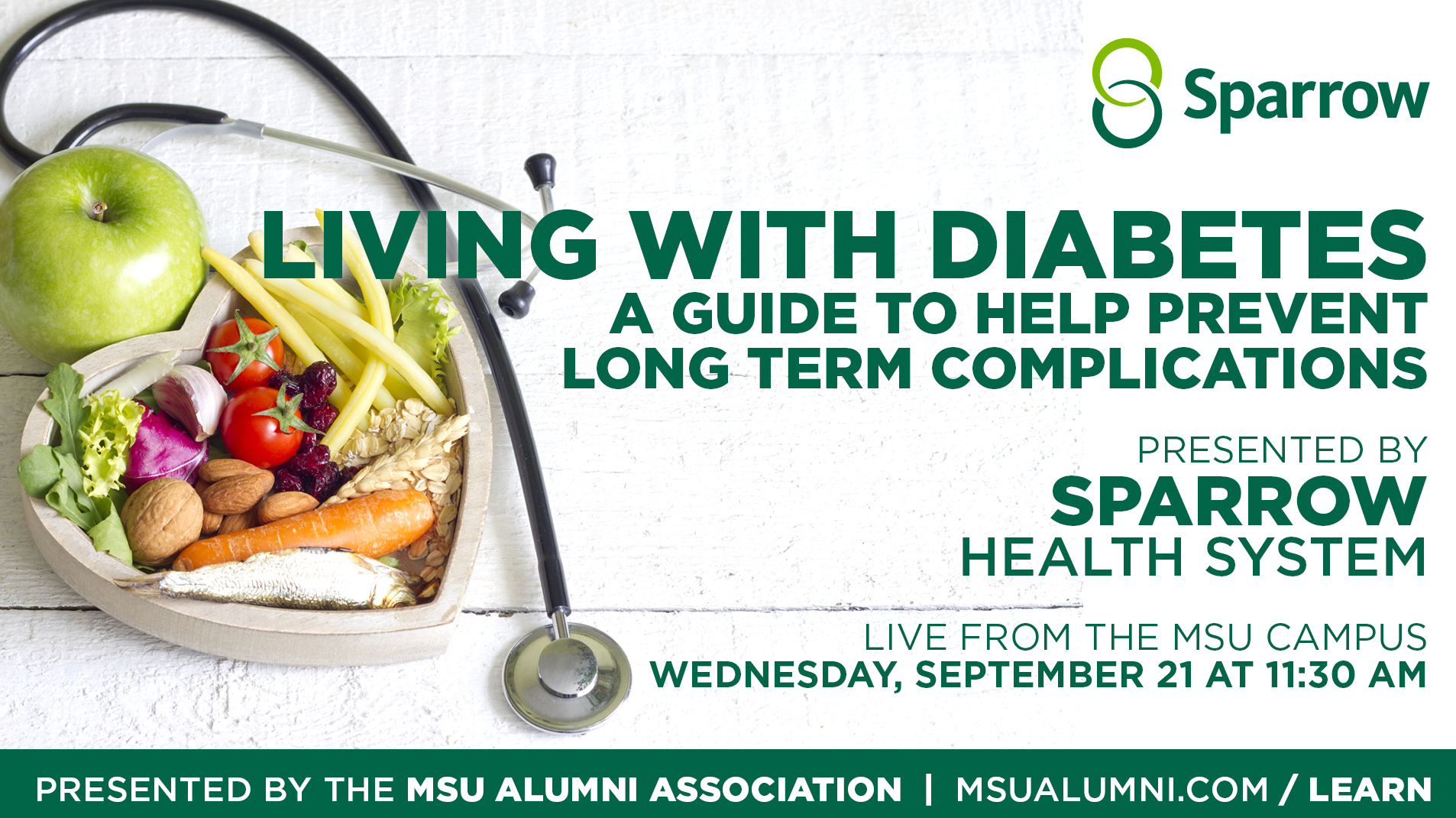 Livestream cover image for Sparrow | Living With Diabetes, A Guide to Help Prevent Long Term Complications