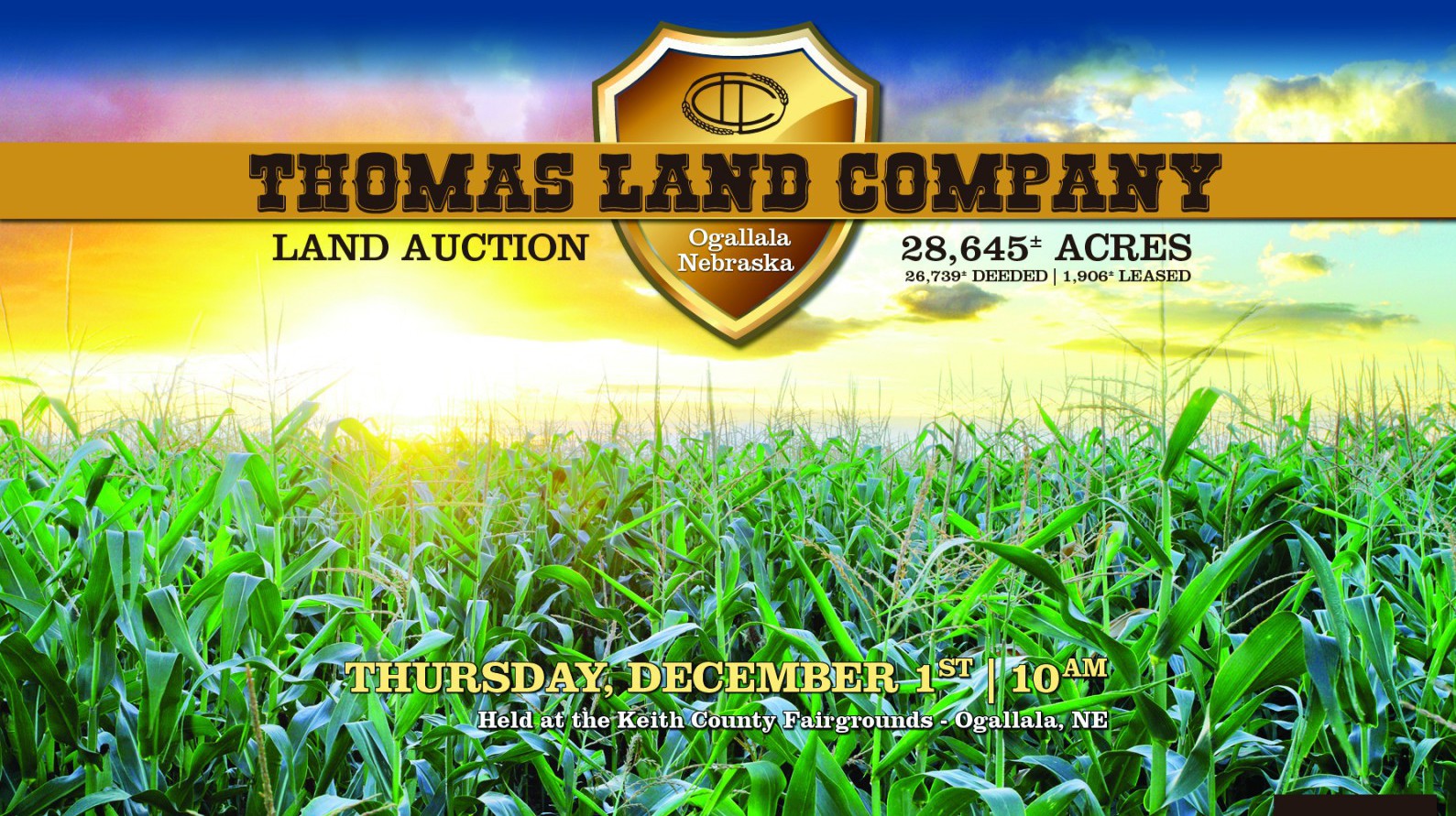 Thomas Land Company Auction - Hall and Hall Auctions on Livestream