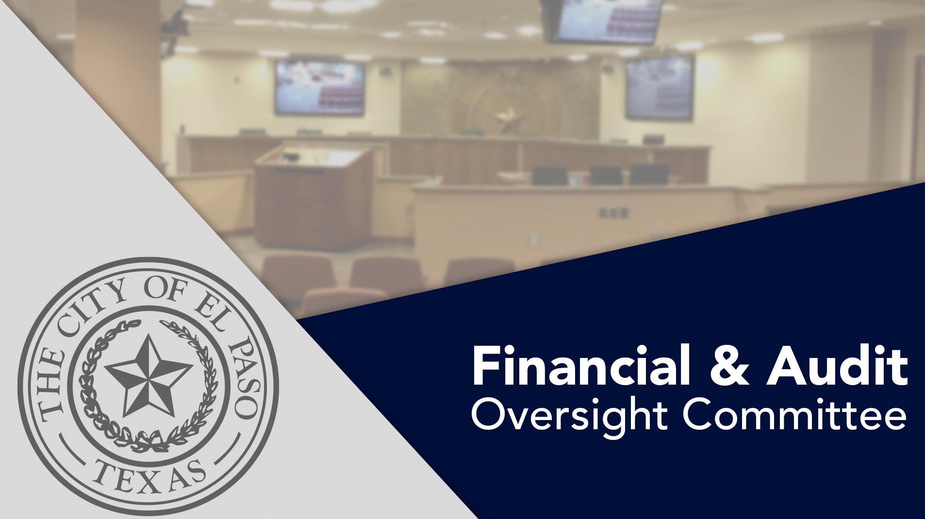 Financial And Audit Oversight Committee Meeting On Livestream