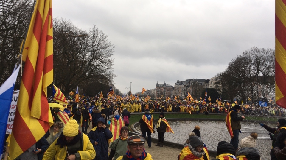 #WakeUpEurope Democracy for Catalonia, live from Brussels title=