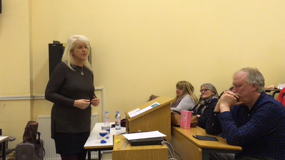 Lesley Riddoch At Yes Eastwood Inaugural Event 