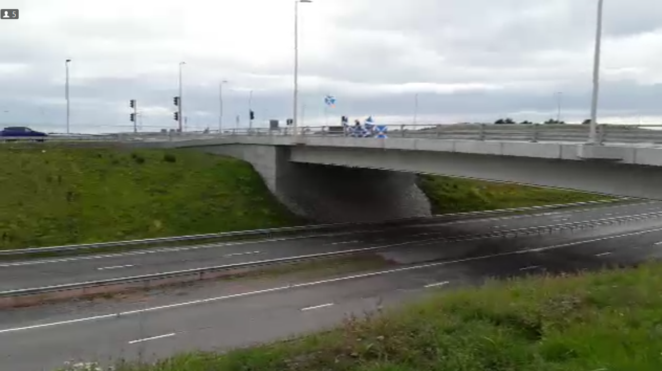 Bridges for indy Aberdeen bypass opening north camera Blackdog junction 
