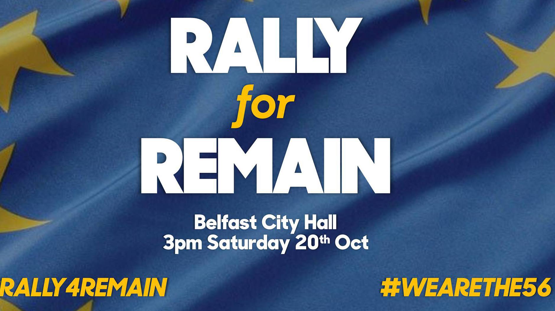 Belfast Rally for Remain #Rally4Remain title=