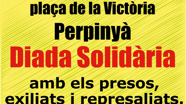 Day of Catalan solidarity from Perpignan in France title=