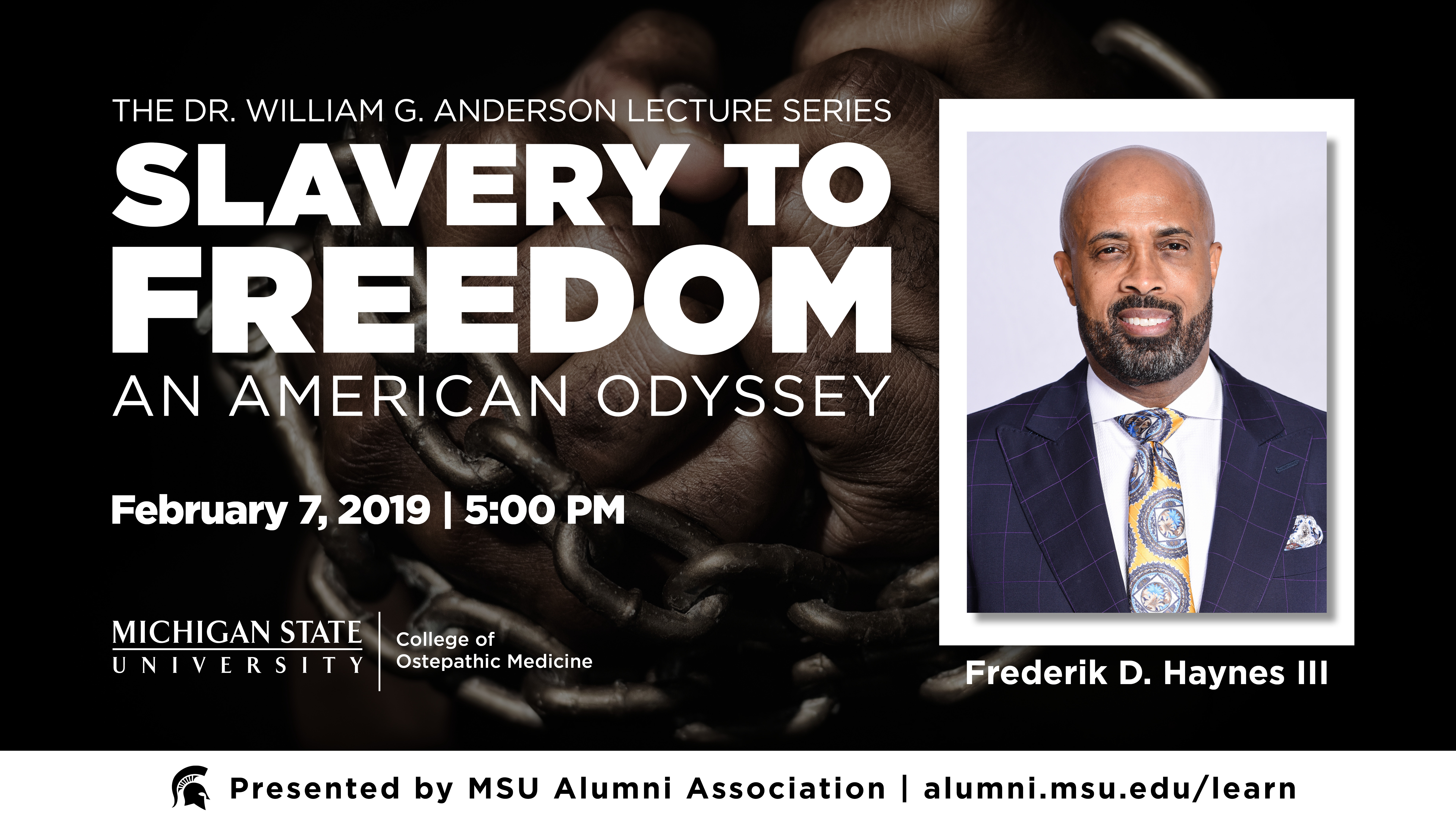 Livestream cover image for Slavery to Freedom | Frederick D. Haynes III