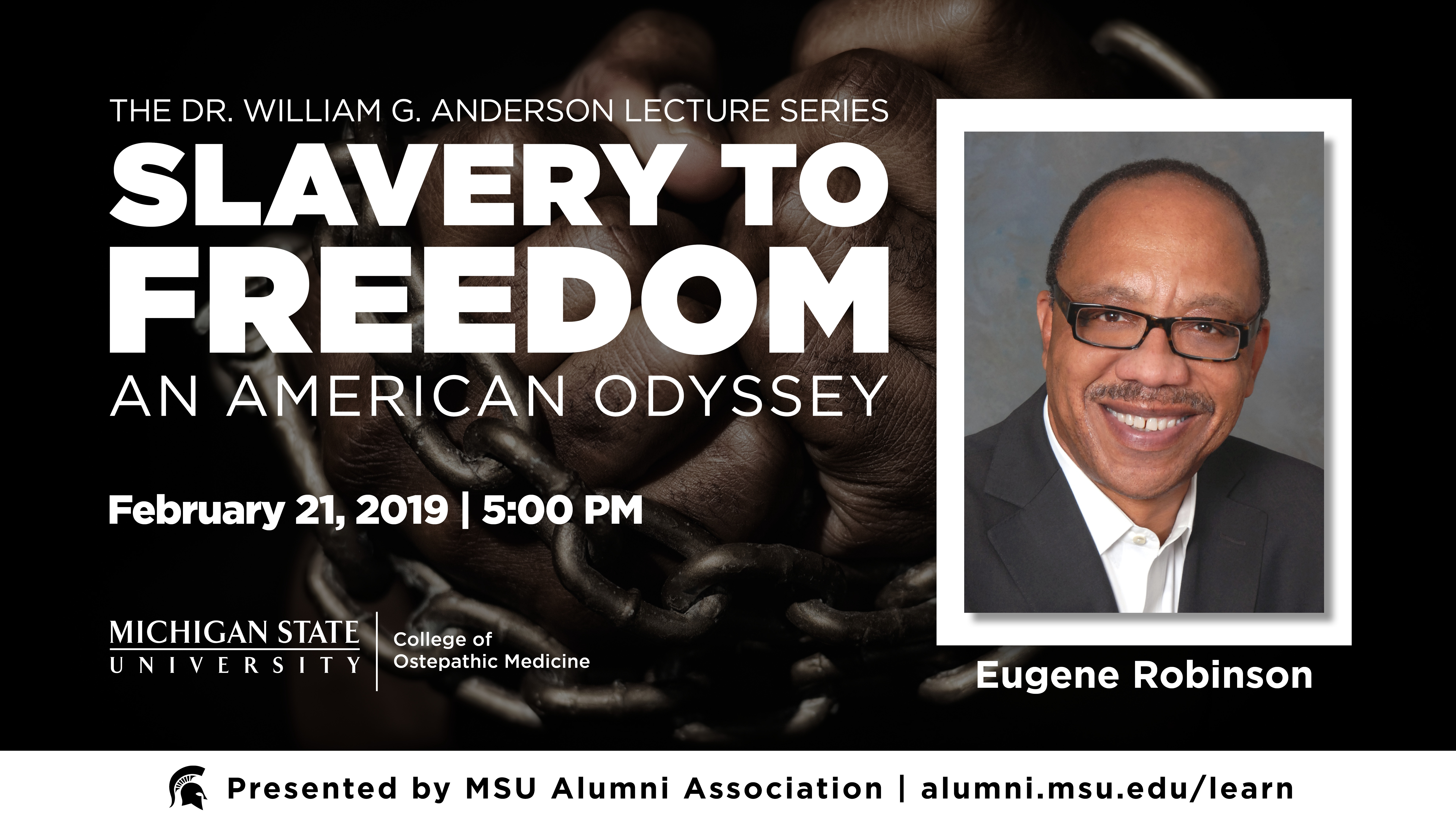 Livestream cover image for Slavery to Freedom | Eugene Robinson
