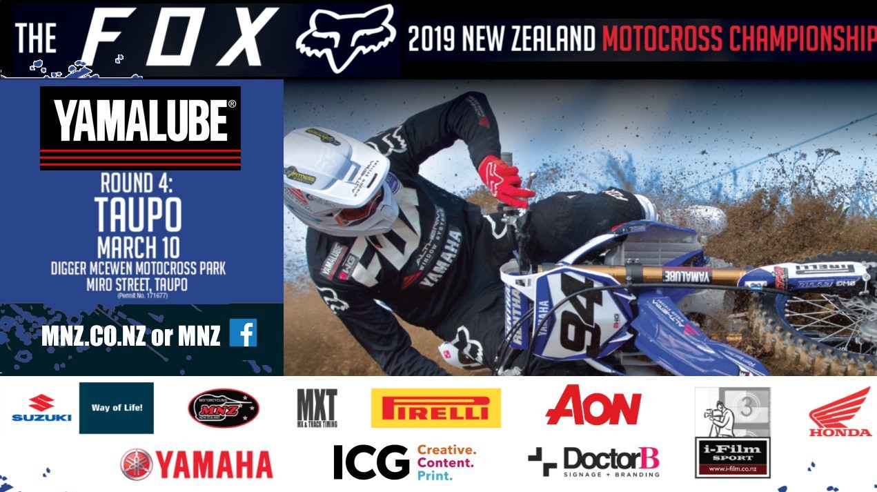 Round 4 NZ Motocross Championship 2019 Taupo on Livestream