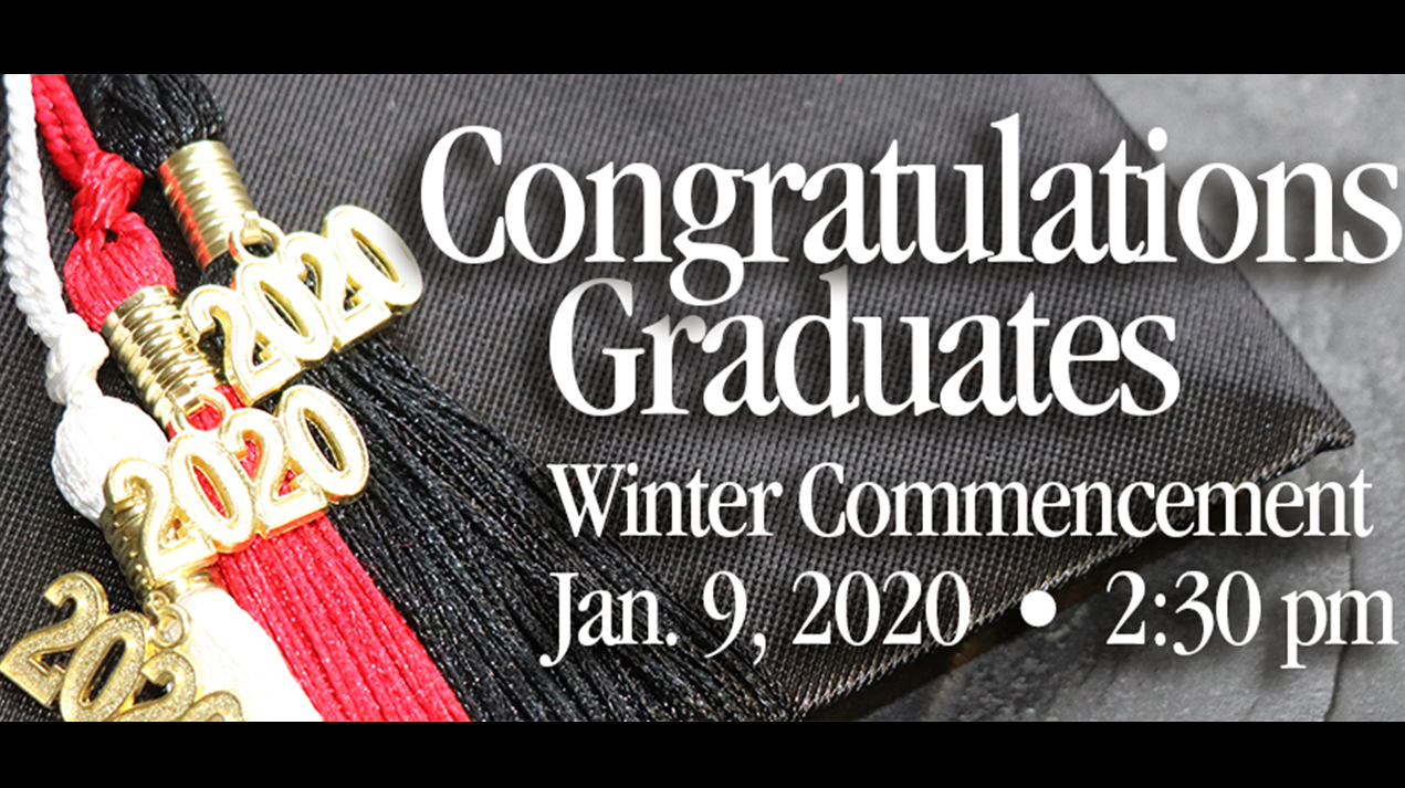 230pm Winter Commencement on Livestream