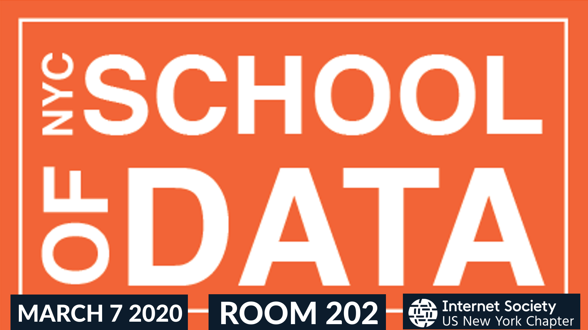 NYC School of Data 2020 Room 202 on Livestream