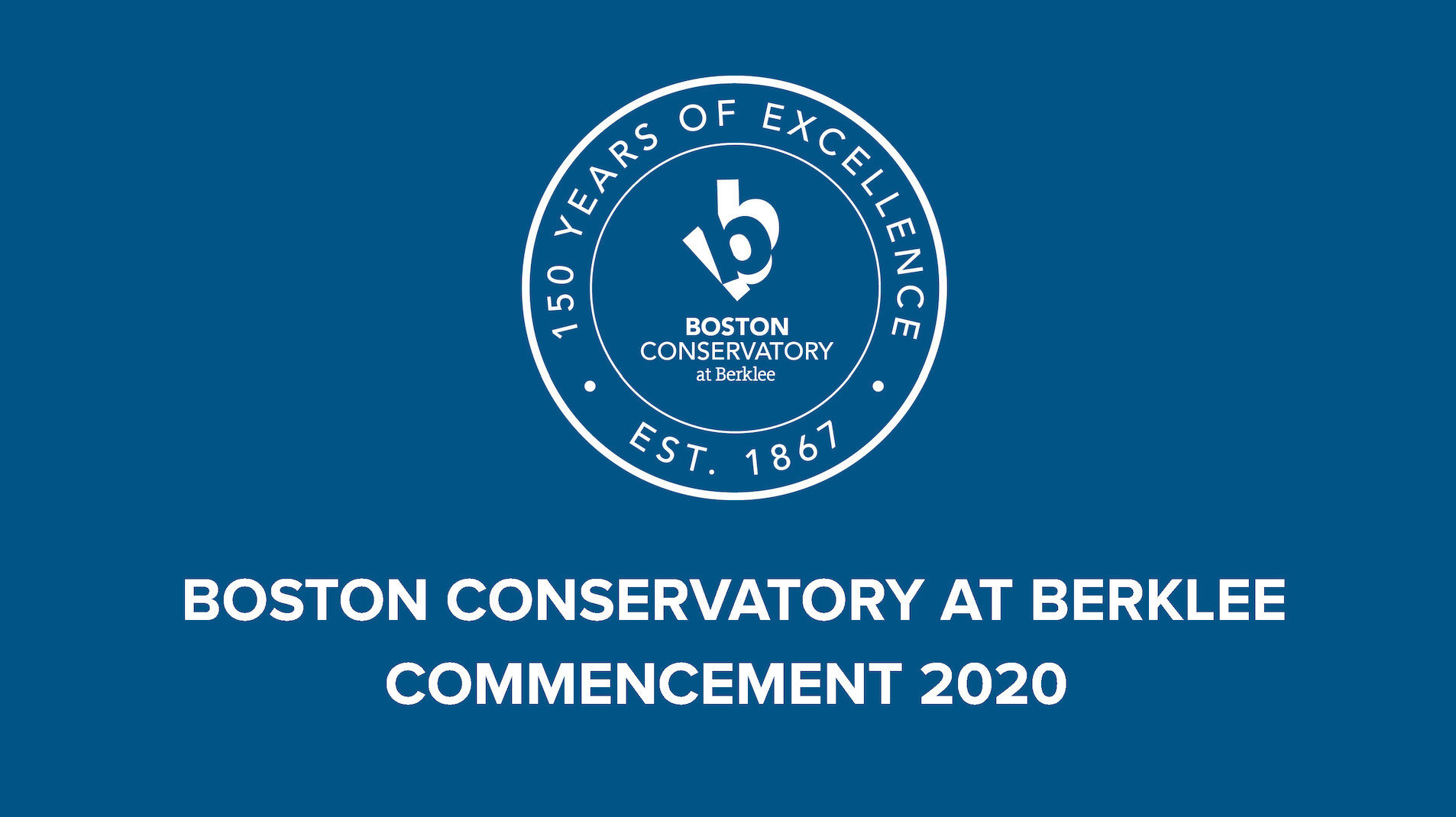 Boston Conservatory At Berklee Graduation Ceremony On Livestream