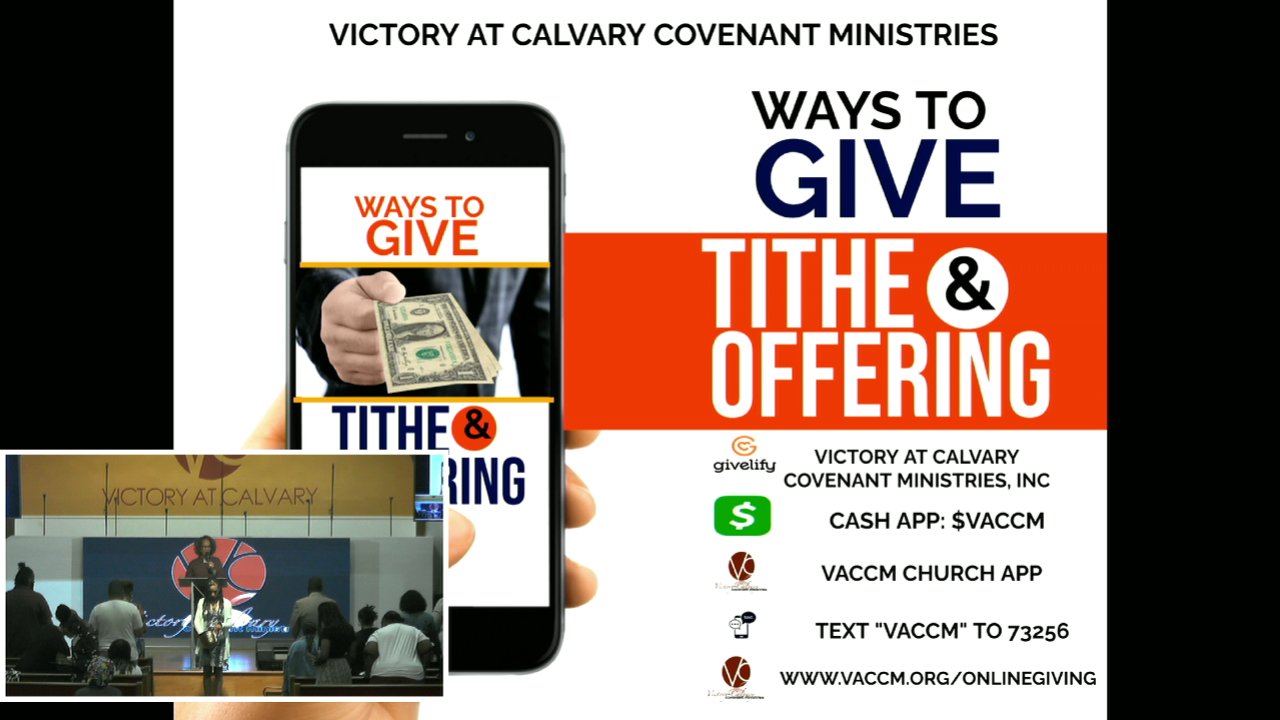 VICTORY AT CALVARY COVENANT MINISTRIES on Livestream