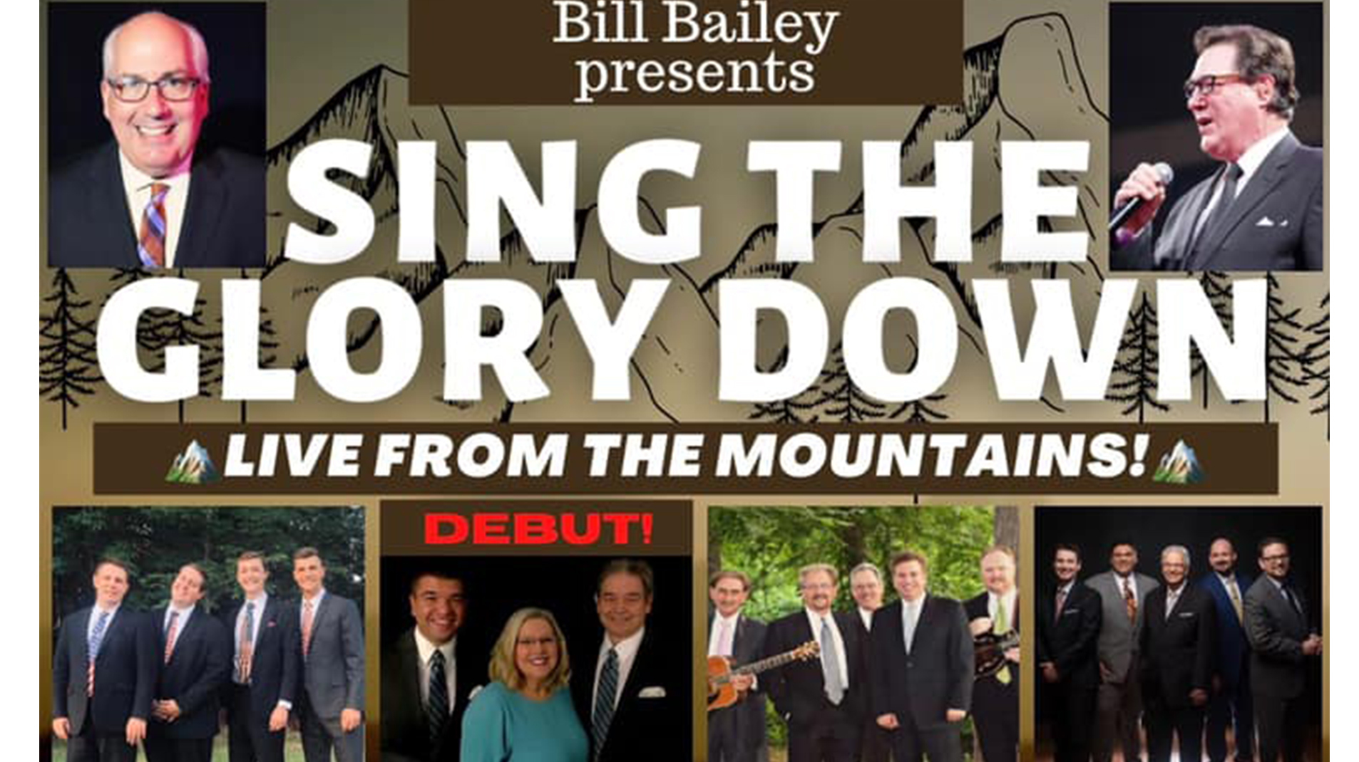 Bill Bailey Presents, Sing the Glory Down LIVE from the Mountains on  Livestream