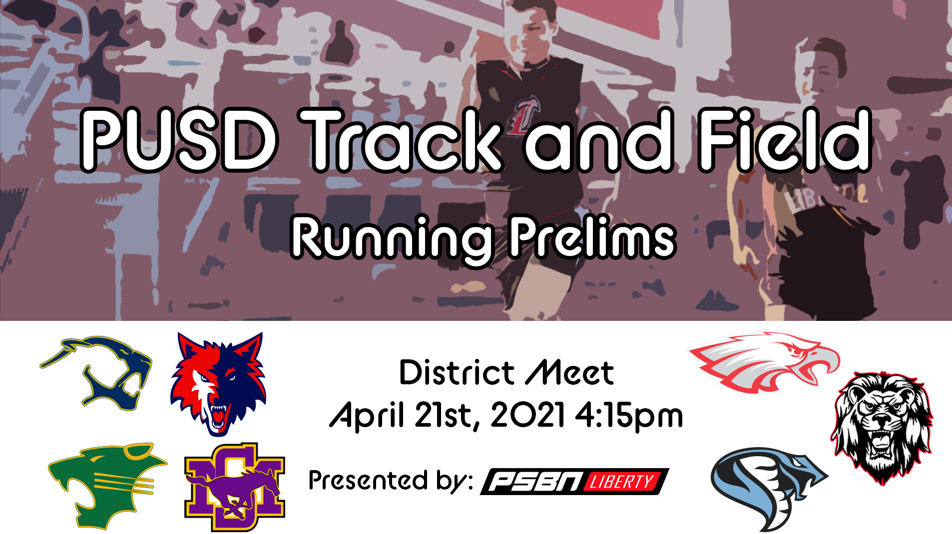 Track and Field District Meet Running Prelims on Livestream