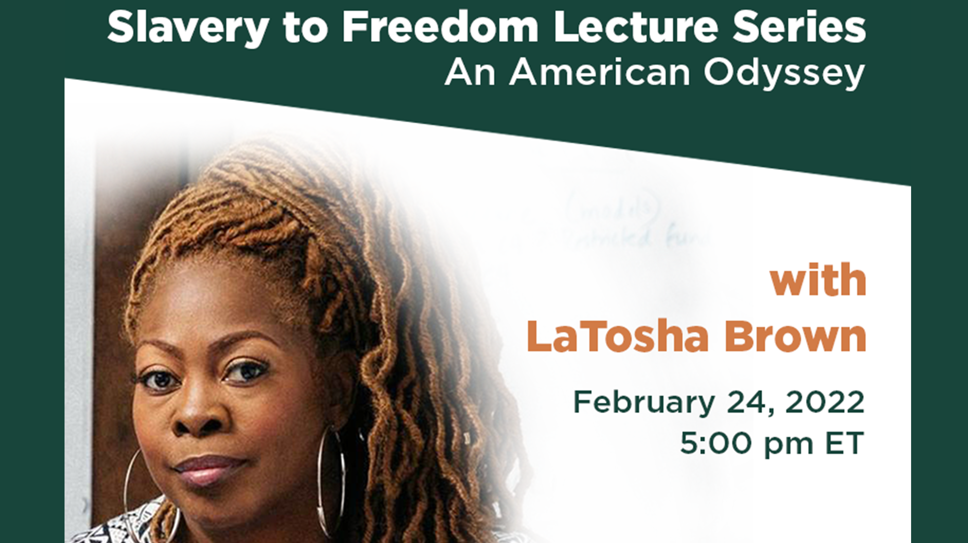 Livestream cover image for Slavery to Freedom | LaTosha Brown