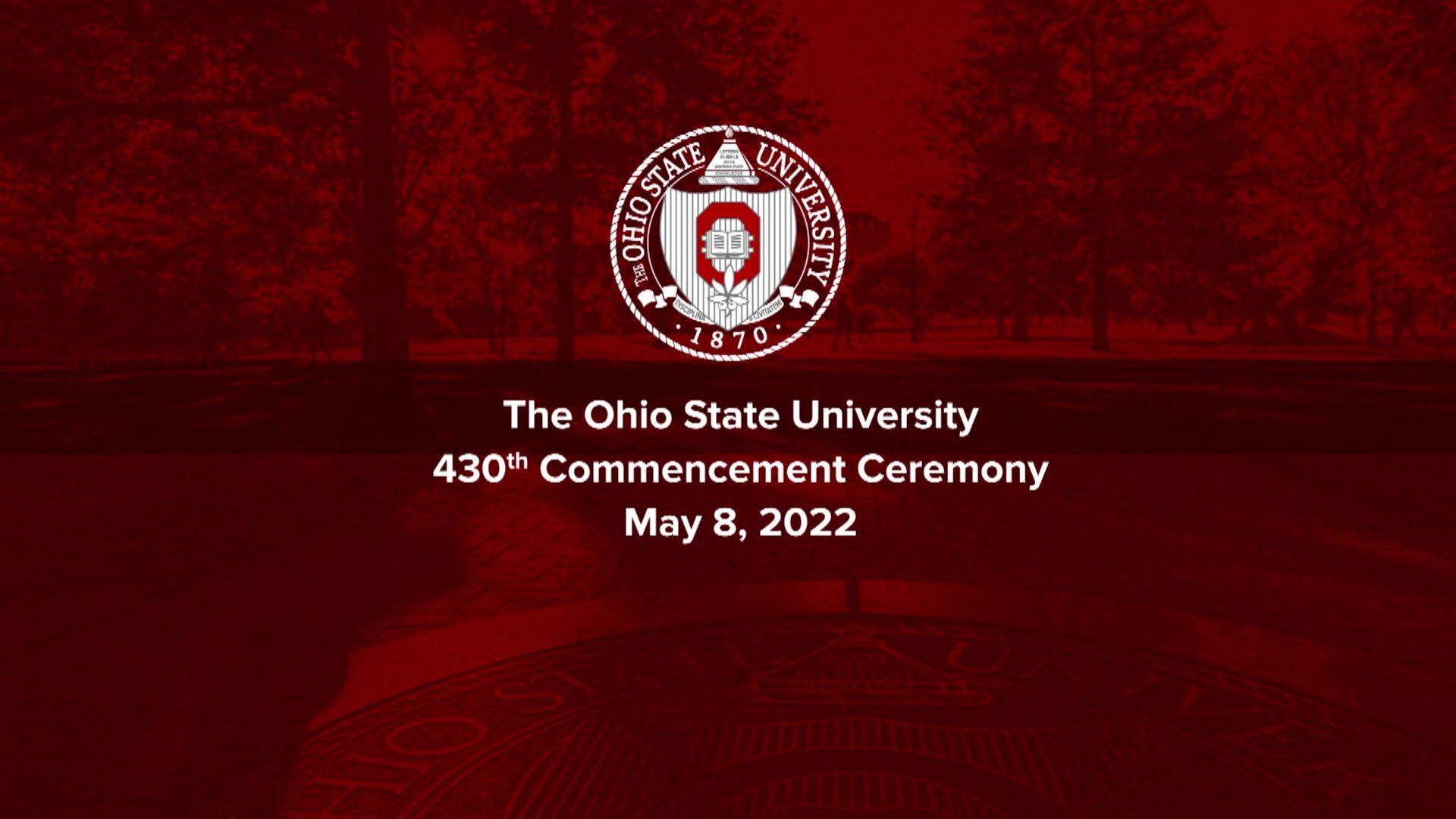 OSU Spring 2022 Commencement on Livestream
