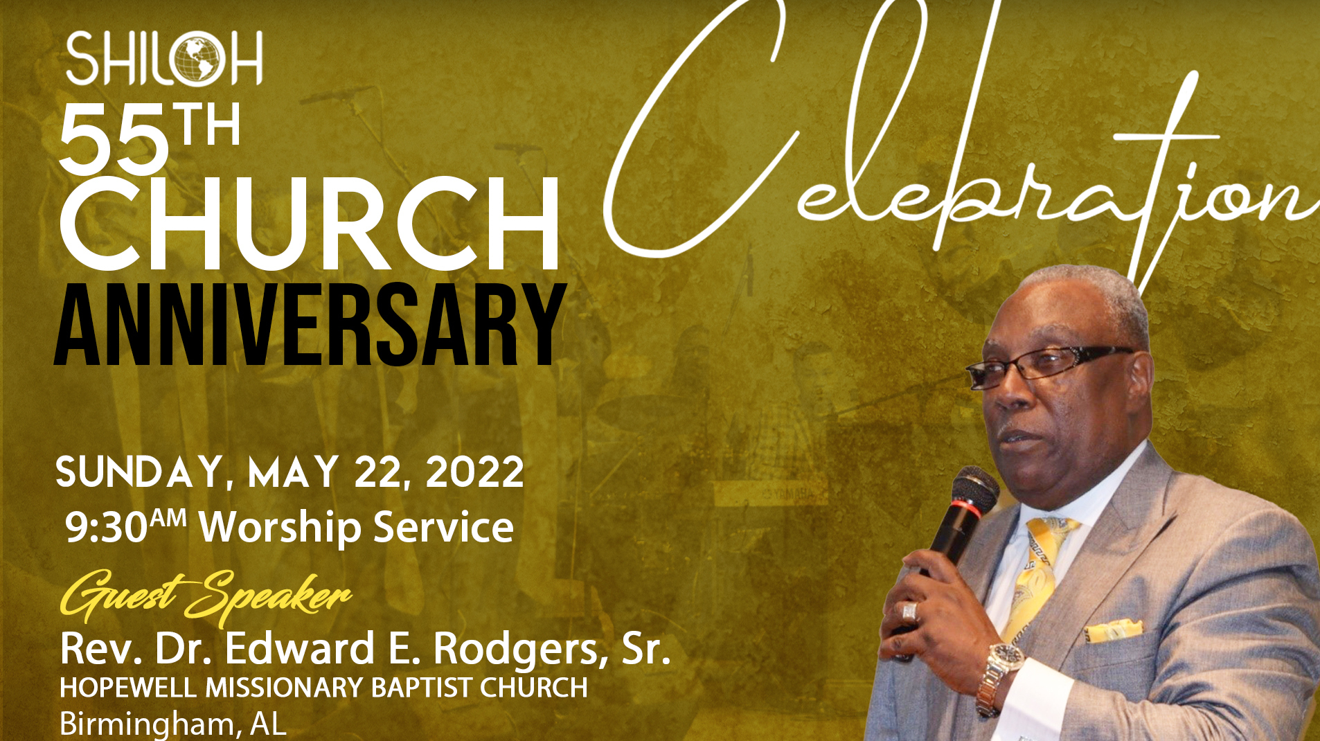 Shiloh MB Church 55th Church Anniversary - May 22, 2022 on Livestream