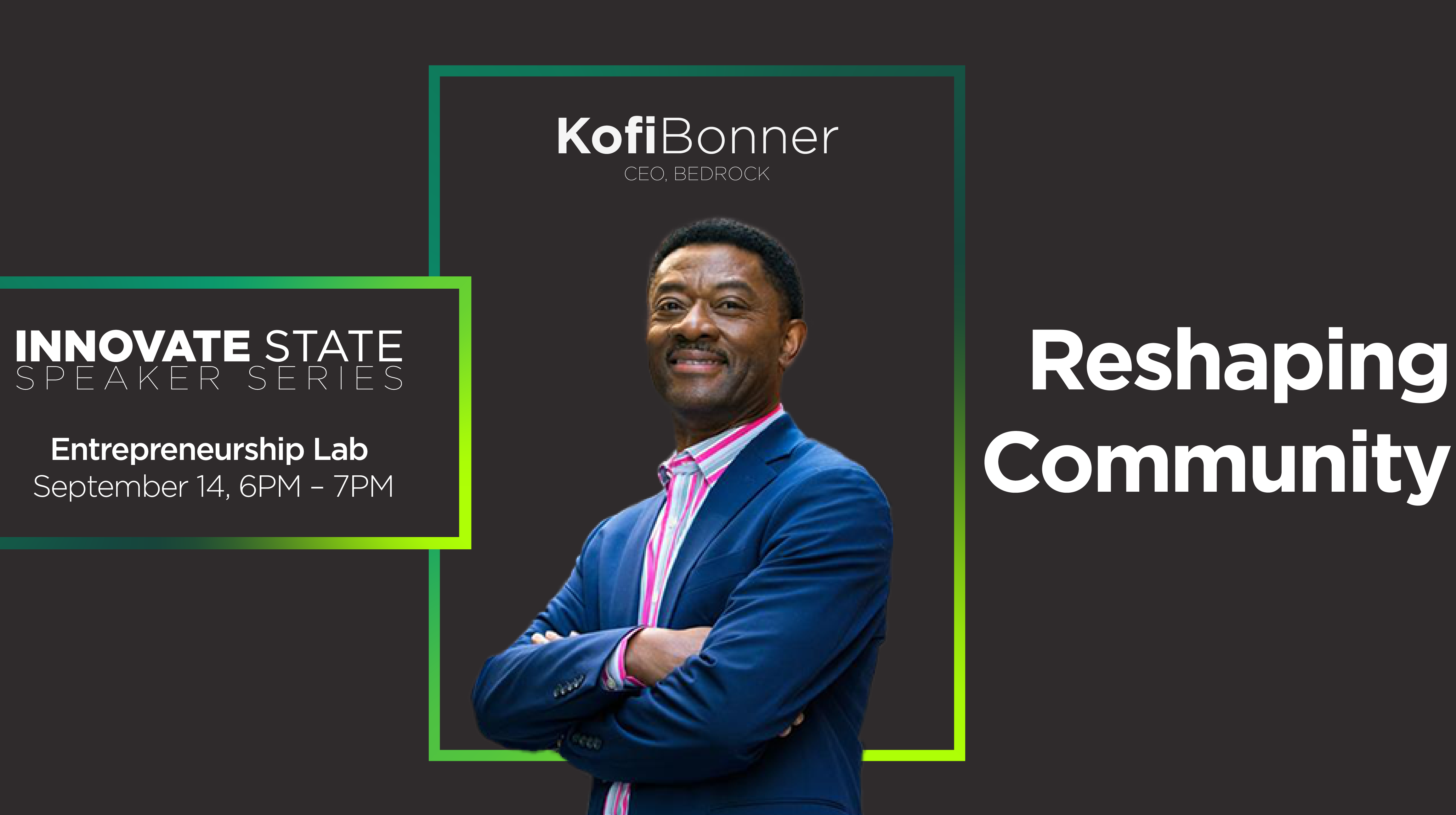 Livestream cover image for Innovate State | Kofi Bonner