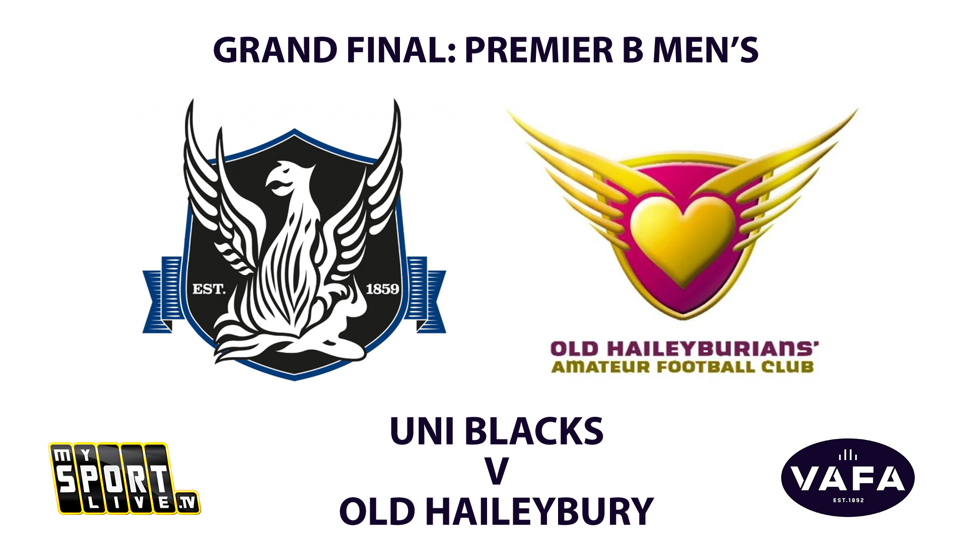 2022 Grand Final PREM B: University Blacks Vs. Old Haileybury On Livestream