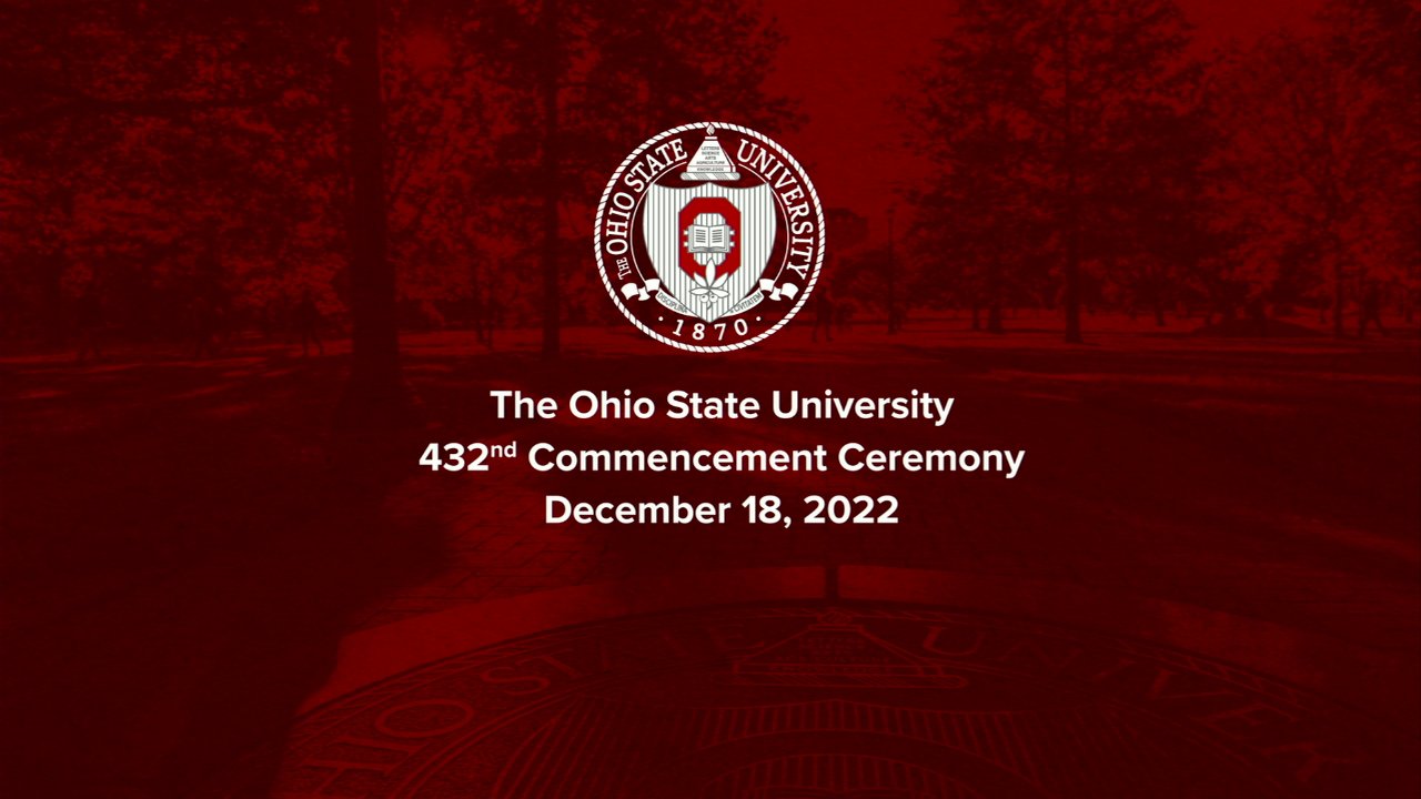 OSU 2022 Autumn Commencement on Livestream