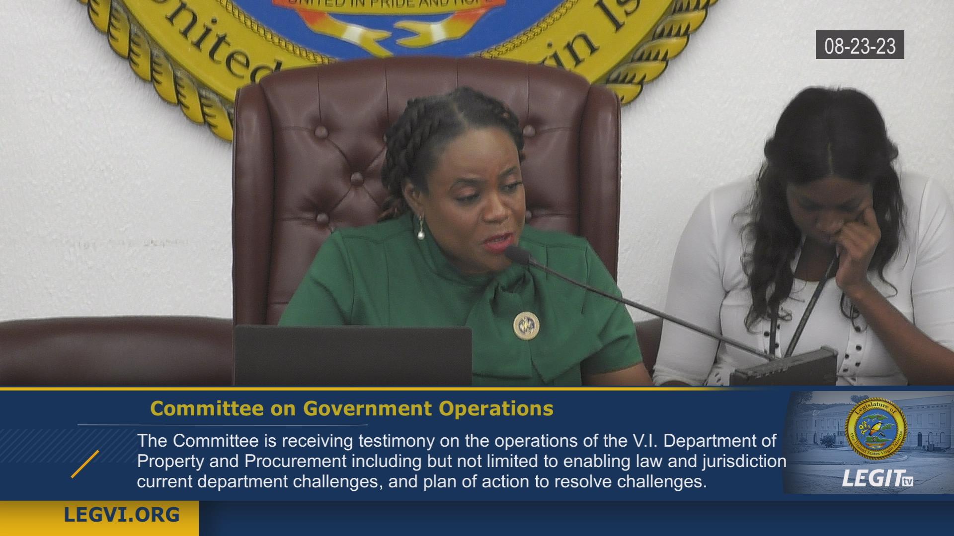 35th Legislature Of The Virgin Islands On Livestream