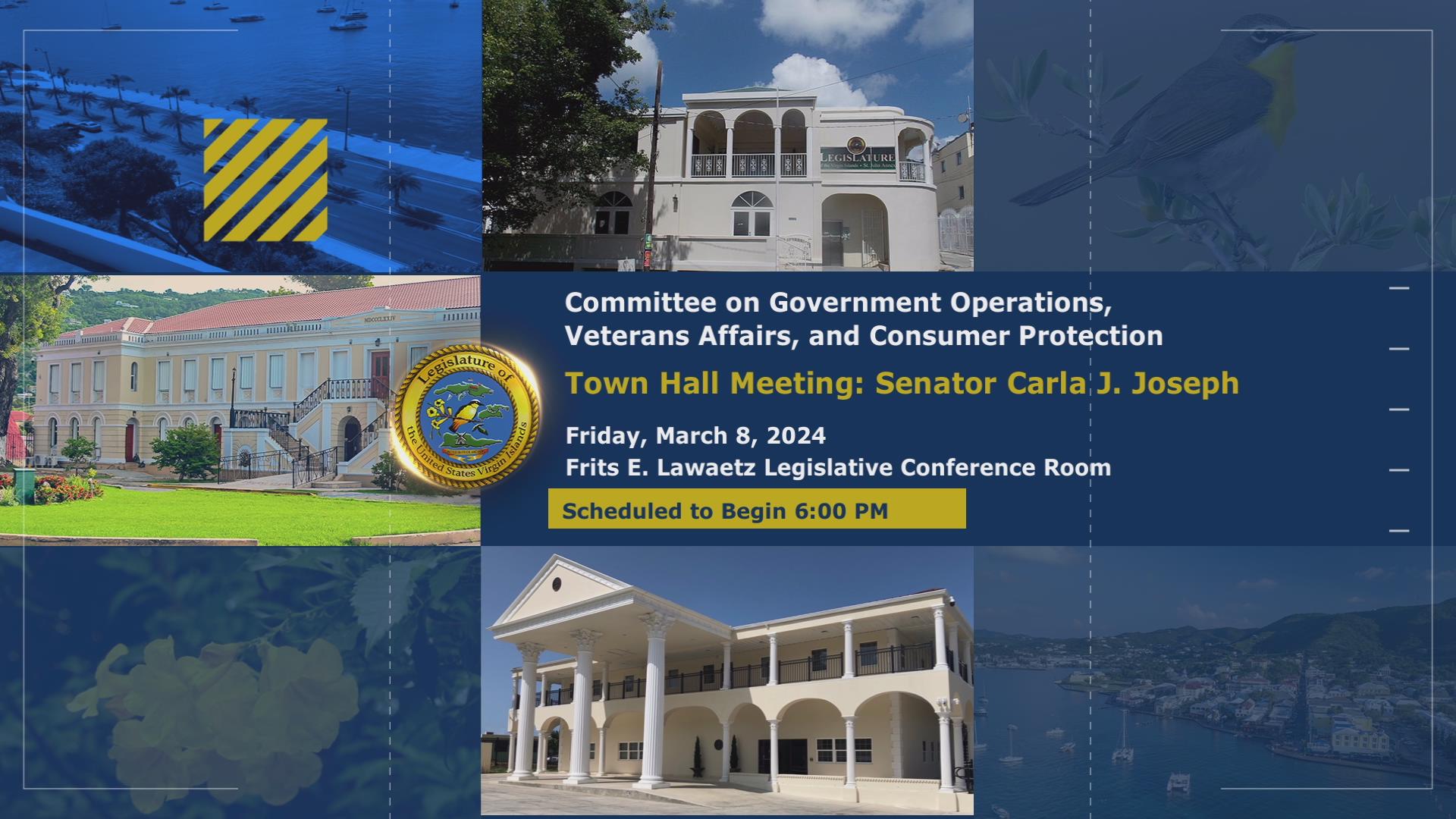 35th Legislature of the Virgin Islands on Livestream