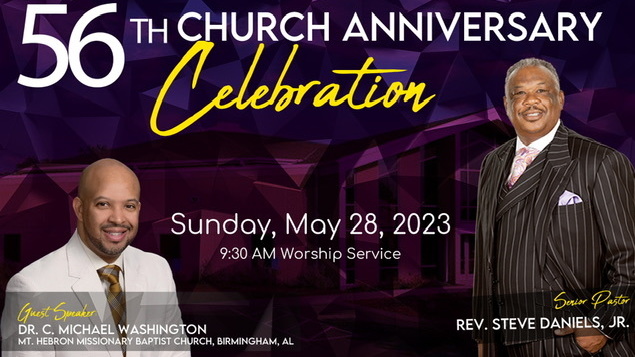 56th Church Anniversary | Zacardi Cortez | Dr. C Michael Washington ...