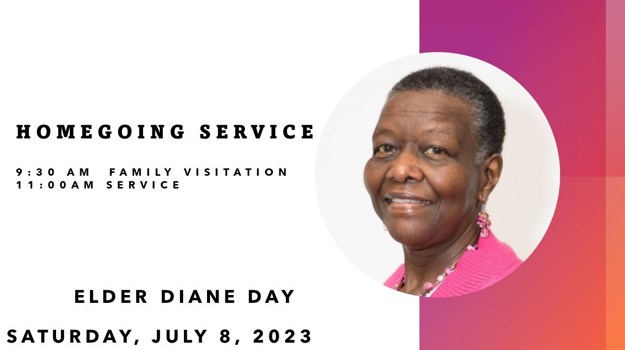 Homegoing Service Elder Diane Day on Livestream